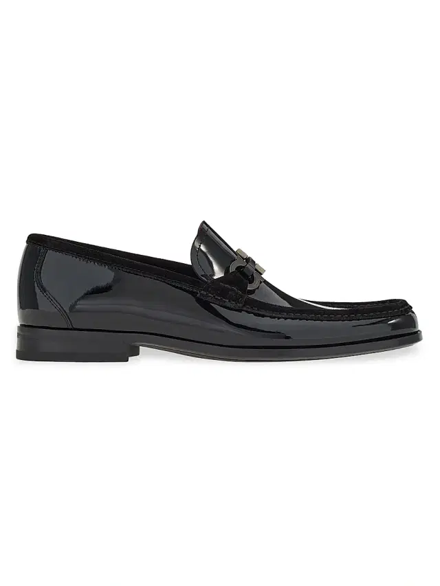 Men's Grandioso2 Patent Leather Loafers - Nero Men's Grandioso2 Patent Leather Loafers - Nero