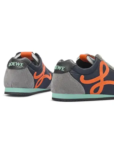 LOEWE Men's Ballet Runner 2.0 Low-Top Sneakers - Navy Orange | Thumbnail 4 LOEWE Men's Ballet Runner 2.0 Low-Top Sneakers - Navy Orange | Thumbnail 4