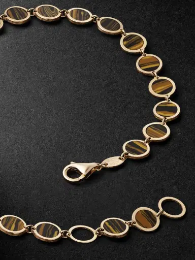 JIA JIA Gold Tiger's Eye Bracelet - Men | Thumbnail 3 JIA JIA Gold Tiger's Eye Bracelet - Men | Thumbnail 3