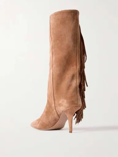 Paris Texas Jessie Fringed Suede Knee Boots | Thumbnail 3 Paris Texas Jessie Fringed Suede Knee Boots | Thumbnail 3