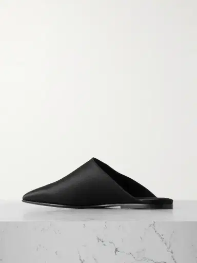 Loro Piana Alba Satin Slippers | Thumbnail 3 Loro Piana Alba Satin Slippers | Thumbnail 3
