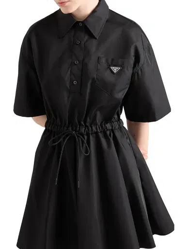 Prada Women's Short-sleeved Re-Nylon Dress | Thumbnail 4 Prada Women's Short-sleeved Re-Nylon Dress | Thumbnail 4