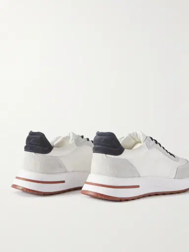 Loro Piana Weekend Walk Suede-Trimmed Shell Sneakers - Men | Thumbnail 5 Loro Piana Weekend Walk Suede-Trimmed Shell Sneakers - Men | Thumbnail 5