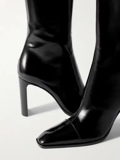 Saint Laurent Venetia Leather Knee Boots | Thumbnail 4 Saint Laurent Venetia Leather Knee Boots | Thumbnail 4