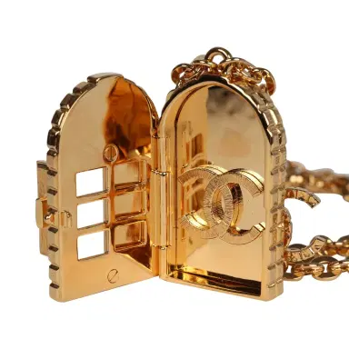 Chanel Chanel Rue Cambon 31 Door Pendant Necklace Gold Tone Metal Hardware | Thumbnail 5 Chanel Chanel Rue Cambon 31 Door Pendant Necklace Gold Tone Metal Hardware | Thumbnail 5