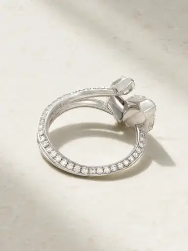 David Morris 18-karat White Gold Diamond Ring | Thumbnail 3 David Morris 18-karat White Gold Diamond Ring | Thumbnail 3