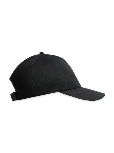 Moncler Grenoble Men's Baseball Hat in Cotton Gabardine - Black | Thumbnail 2 Moncler Grenoble Men's Baseball Hat in Cotton Gabardine - Black | Thumbnail 2