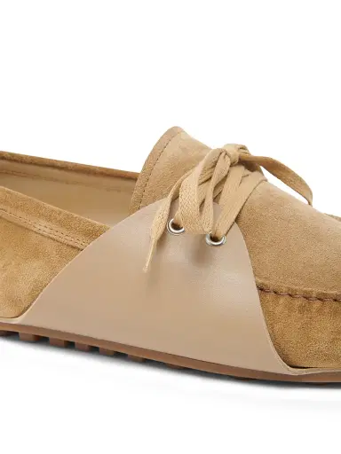 MOSCHINO Men's Suede Driving Loafers - Beige - Size 11 | Thumbnail 5 MOSCHINO Men's Suede Driving Loafers - Beige - Size 11 | Thumbnail 5