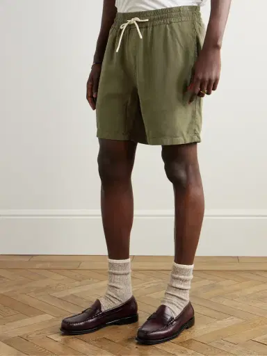 Portuguese Flannel Dogtown Straight-Leg TENCEL™ Lyocell Drawstring Shorts - Men | Thumbnail 3 Portuguese Flannel Dogtown Straight-Leg TENCEL™ Lyocell Drawstring Shorts - Men | Thumbnail 3