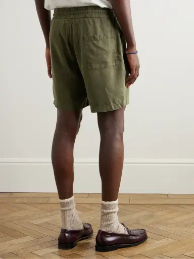 Portuguese Flannel Dogtown Straight-Leg TENCEL™ Lyocell Drawstring Shorts - Men | Thumbnail 4 Portuguese Flannel Dogtown Straight-Leg TENCEL™ Lyocell Drawstring Shorts - Men | Thumbnail 4