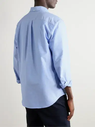 Portuguese Flannel Belavista Button-Down Collar Cotton Oxford Shirt - Men | Thumbnail 3 Portuguese Flannel Belavista Button-Down Collar Cotton Oxford Shirt - Men | Thumbnail 3