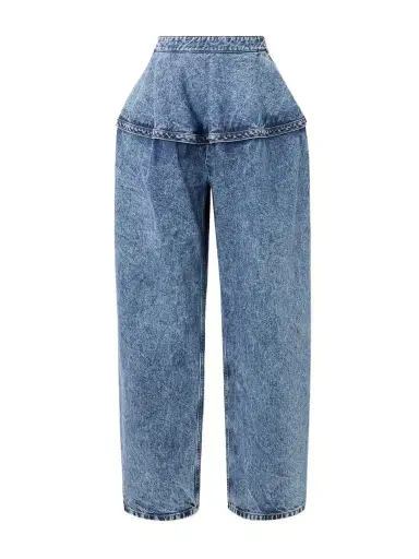 Alaïa Wide-leg Jeans | Thumbnail 1 Alaïa Wide-leg Jeans | Thumbnail 1