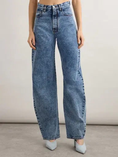 Alaïa High-rise Barrel-leg Jeans | Thumbnail 3 Alaïa High-rise Barrel-leg Jeans | Thumbnail 3
