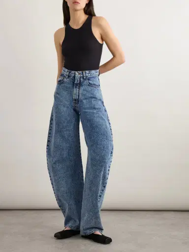 Alaïa High-rise Barrel-leg Jeans | Thumbnail 5 Alaïa High-rise Barrel-leg Jeans | Thumbnail 5