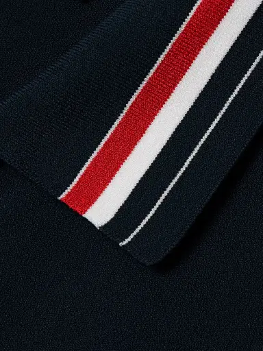 Thom Browne Pleated Striped Stretch-knit Mini Dress | Thumbnail 5 Thom Browne Pleated Striped Stretch-knit Mini Dress | Thumbnail 5