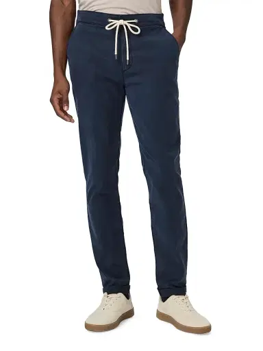 Paige Men's Fraser Drawstring Brushed Twill Pants - Vintage Deep Anchor | Thumbnail 3 Paige Men's Fraser Drawstring Brushed Twill Pants - Vintage Deep Anchor | Thumbnail 3