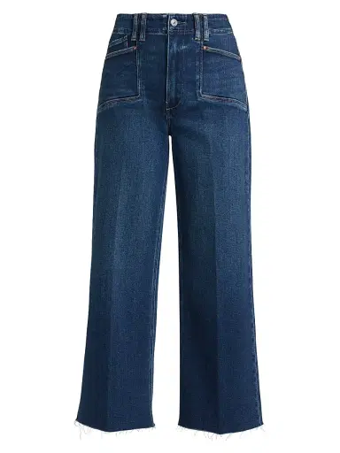 Paige Women's Anessa Crop Wide-Leg Jeans - Amoroso | Thumbnail 1 Paige Women's Anessa Crop Wide-Leg Jeans - Amoroso | Thumbnail 1