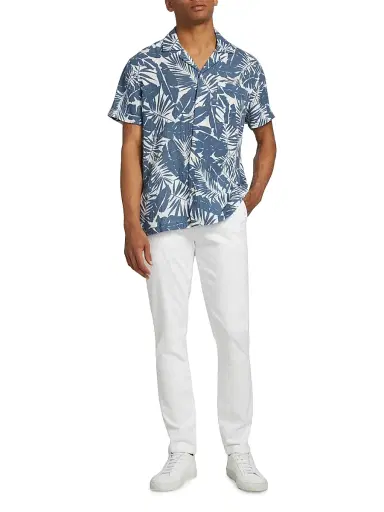 Paige Men's Fraser Drawstring Slim-Fit Pants - Atlantic Frost | Thumbnail 2 Paige Men's Fraser Drawstring Slim-Fit Pants - Atlantic Frost | Thumbnail 2