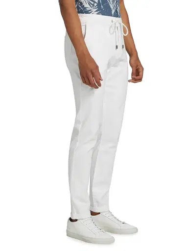 Paige Men's Fraser Drawstring Slim-Fit Pants - Atlantic Frost | Thumbnail 4 Paige Men's Fraser Drawstring Slim-Fit Pants - Atlantic Frost | Thumbnail 4