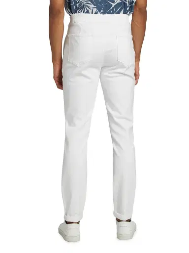 Paige Men's Fraser Drawstring Slim-Fit Pants - Atlantic Frost | Thumbnail 5 Paige Men's Fraser Drawstring Slim-Fit Pants - Atlantic Frost | Thumbnail 5