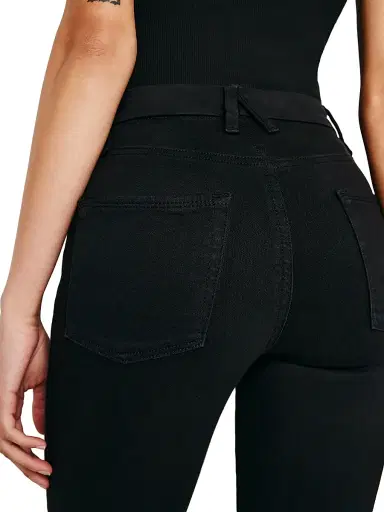 Good American Women's Good Legs Crop Skinny Jeans - Black | Thumbnail 5 Good American Women's Good Legs Crop Skinny Jeans - Black | Thumbnail 5