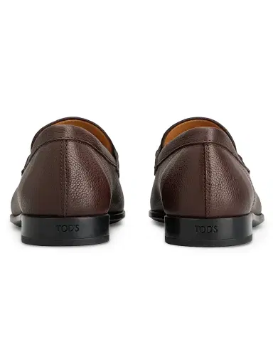 Tod's Men's Logo-Detailed Leather Loafers - Castagna - Size 13 | Thumbnail 3 Tod's Men's Logo-Detailed Leather Loafers - Castagna - Size 13 | Thumbnail 3