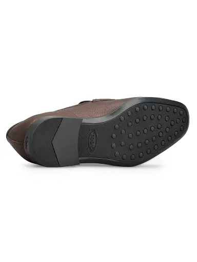 Tod's Men's Logo-Detailed Leather Loafers - Castagna - Size 13 | Thumbnail 4 Tod's Men's Logo-Detailed Leather Loafers - Castagna - Size 13 | Thumbnail 4