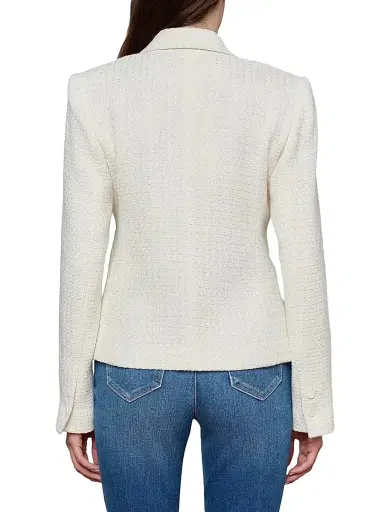 L'AGENCE Women's Jennah Tweed Cotton-Blend One-Button Blazer - | Thumbnail 5 L'AGENCE Women's Jennah Tweed Cotton-Blend One-Button Blazer - | Thumbnail 5