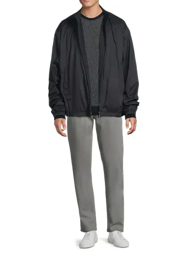 Canali Men's Silk Touch Reversible Jacket - Dark Blue | Thumbnail 2 Canali Men's Silk Touch Reversible Jacket - Dark Blue | Thumbnail 2