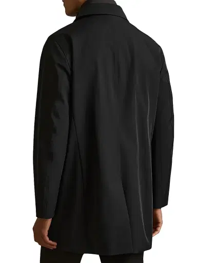 Reiss Men's Logan Layered Jacket - Navy | Thumbnail 4 Reiss Men's Logan Layered Jacket - Navy | Thumbnail 4