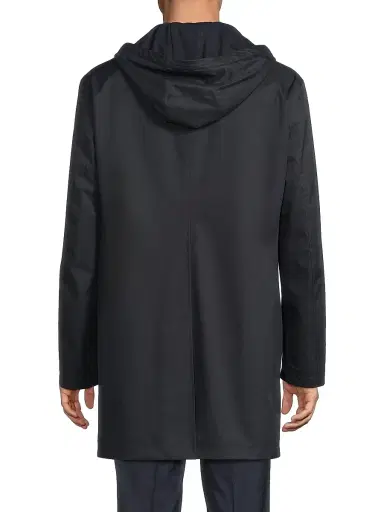 Canali Men's Touch 3-in-1 Hooded Jacket - Dark Blue | Thumbnail 5 Canali Men's Touch 3-in-1 Hooded Jacket - Dark Blue | Thumbnail 5