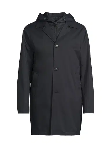 Canali Men's Touch 3-in-1 Hooded Jacket - Dark Blue | Thumbnail 1 Canali Men's Touch 3-in-1 Hooded Jacket - Dark Blue | Thumbnail 1