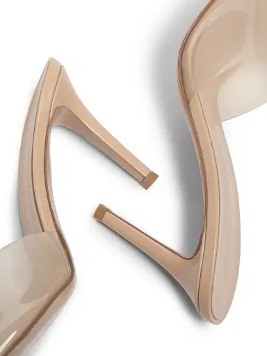Gianvito Rossi Women's Elle 85MM Stilleto-Heel Mules - Beige - Size 11.5 | Thumbnail 6 Gianvito Rossi Women's Elle 85MM Stilleto-Heel Mules - Beige - Size 11.5 | Thumbnail 6
