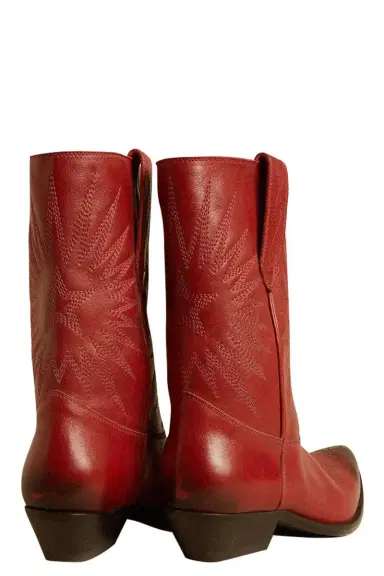 Golden Goose Wish Star Low Boot - Cherry Red | Thumbnail 5 Golden Goose Wish Star Low Boot - Cherry Red | Thumbnail 5
