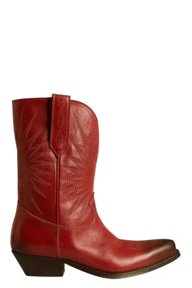 Golden Goose Wish Star Low Boot - Cherry Red | Thumbnail 1 Golden Goose Wish Star Low Boot - Cherry Red | Thumbnail 1