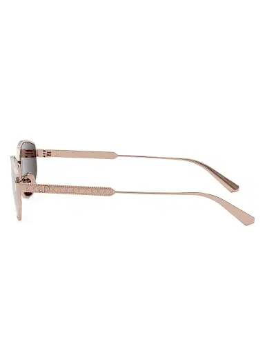 Dior Women's Cannage B1U Oval Sunglasses - Rose Gold Bordeaux | Thumbnail 3 Dior Women's Cannage B1U Oval Sunglasses - Rose Gold Bordeaux | Thumbnail 3