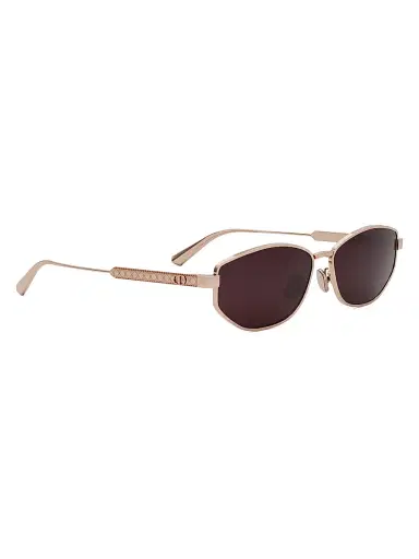 Dior Women's Cannage B1U Oval Sunglasses - Rose Gold Bordeaux | Thumbnail 8 Dior Women's Cannage B1U Oval Sunglasses - Rose Gold Bordeaux | Thumbnail 8