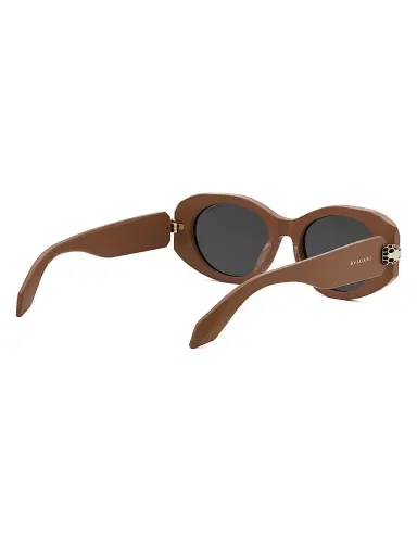 BVLGARI Women's Serpenti Forever 52MM Oval Sunglasses - Light Brown Smoke | Thumbnail 6 BVLGARI Women's Serpenti Forever 52MM Oval Sunglasses - Light Brown Smoke | Thumbnail 6