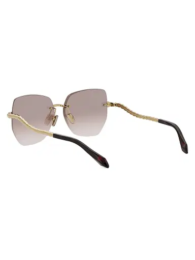 BVLGARI Women's Serpenti Viper 59MM Geometric Sunglasses - Black Gold Brown | Thumbnail 4 BVLGARI Women's Serpenti Viper 59MM Geometric Sunglasses - Black Gold Brown | Thumbnail 4