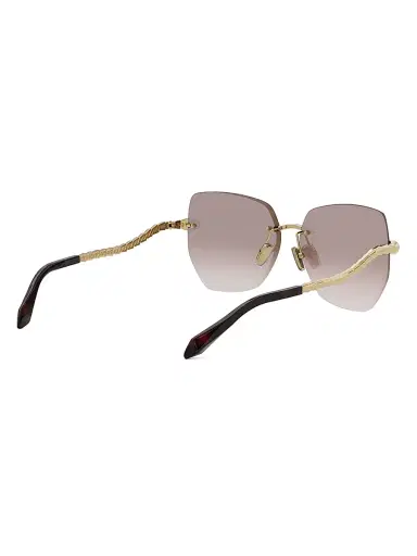 BVLGARI Women's Serpenti Viper 59MM Geometric Sunglasses - Black Gold Brown | Thumbnail 6 BVLGARI Women's Serpenti Viper 59MM Geometric Sunglasses - Black Gold Brown | Thumbnail 6