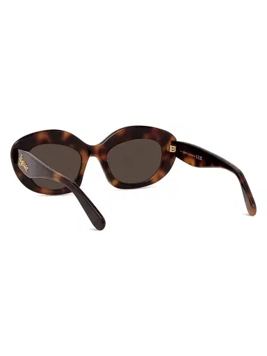 Loewe Women's Curvy 51MM Cat-Eye Sunglasses - Havana Brown Black | Thumbnail 4 Loewe Women's Curvy 51MM Cat-Eye Sunglasses - Havana Brown Black | Thumbnail 4