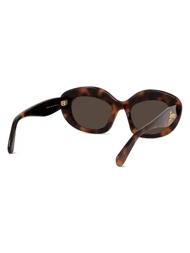 Loewe Women's Curvy 51MM Cat-Eye Sunglasses - Havana Brown Black | Thumbnail 6 Loewe Women's Curvy 51MM Cat-Eye Sunglasses - Havana Brown Black | Thumbnail 6