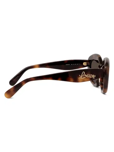 Loewe Women's Curvy 51MM Cat-Eye Sunglasses - Havana Brown Black | Thumbnail 7 Loewe Women's Curvy 51MM Cat-Eye Sunglasses - Havana Brown Black | Thumbnail 7