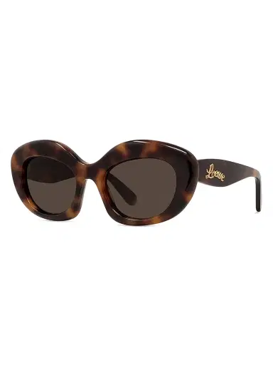 Loewe Women's Curvy 51MM Cat-Eye Sunglasses - Havana Brown Black | Thumbnail 1 Loewe Women's Curvy 51MM Cat-Eye Sunglasses - Havana Brown Black | Thumbnail 1