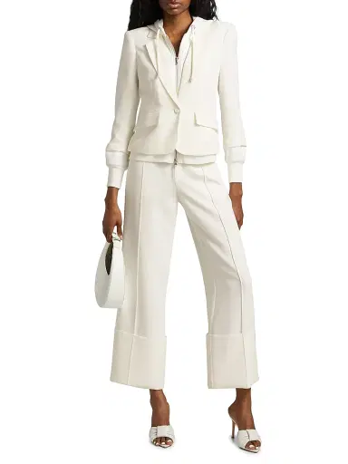 Cinq à Sept Women's Le Petit Khloe Zip-UpBlazer - | Thumbnail 2 Cinq à Sept Women's Le Petit Khloe Zip-UpBlazer - | Thumbnail 2