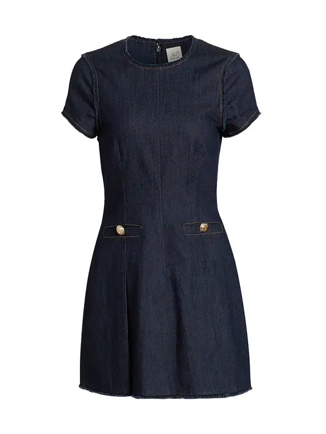 Women's Nova Denim Sheath Minidress - Indigo Women's Nova Denim Sheath Minidress - Indigo