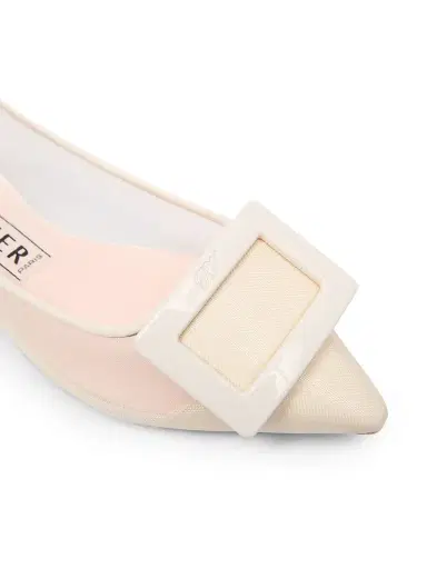 Roger Vivier Women's Gommettine Net Ballerina Flats - Avorio - Size 12 | Thumbnail 5 Roger Vivier Women's Gommettine Net Ballerina Flats - Avorio - Size 12 | Thumbnail 5