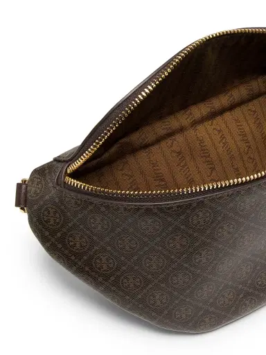 Tory Burch Women's T Mono Canvas Belt Bag - French Press | Thumbnail 5 Tory Burch Women's T Mono Canvas Belt Bag - French Press | Thumbnail 5