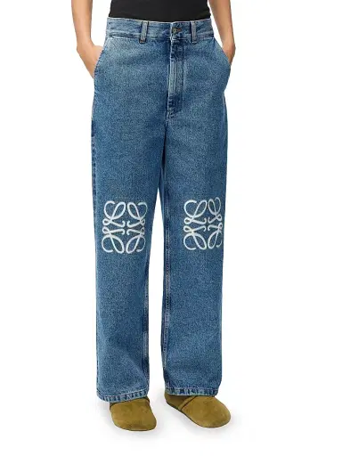 Loewe Women's Anagram Baggy Pants | Thumbnail 2 Loewe Women's Anagram Baggy Pants | Thumbnail 2