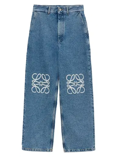 Loewe Women's Anagram Baggy Pants | Thumbnail 1 Loewe Women's Anagram Baggy Pants | Thumbnail 1